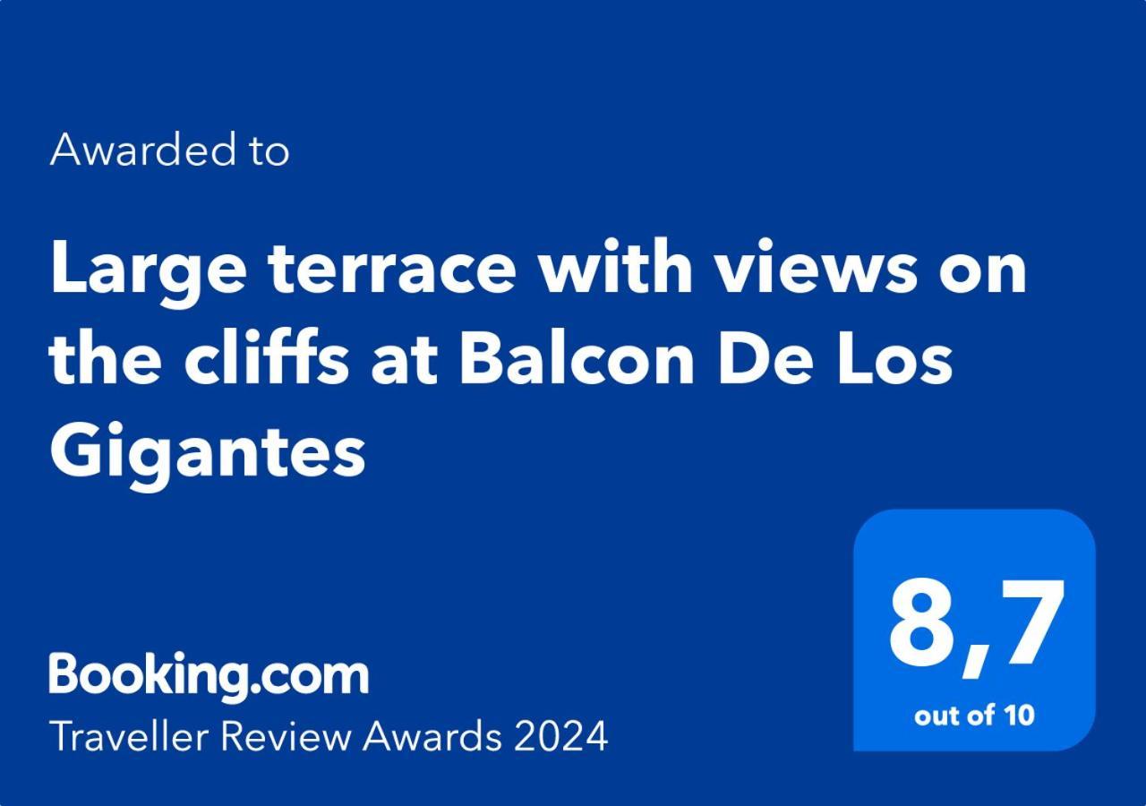 פוארטו דה סנטיאגו Large Terrace With Views On The Cliffs At Balcon De Los Gigantes מראה חיצוני תמונה